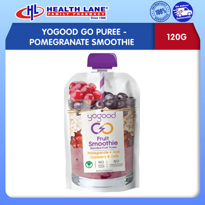YOGOOD GO PUREE - POMEGRANATE SMOOTHIE (120G) 